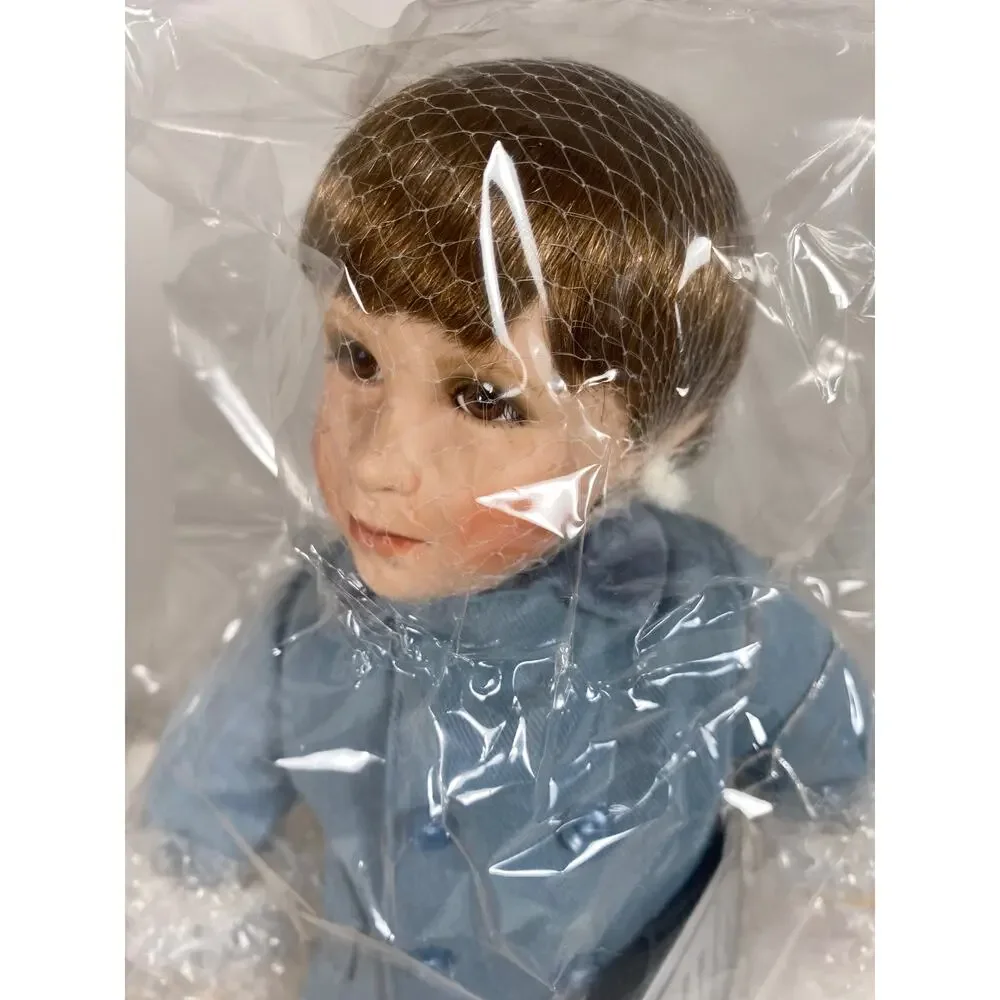 The Danbury Mint, A Farewell Salute, The John-John Porcelain Doll Collection NIB